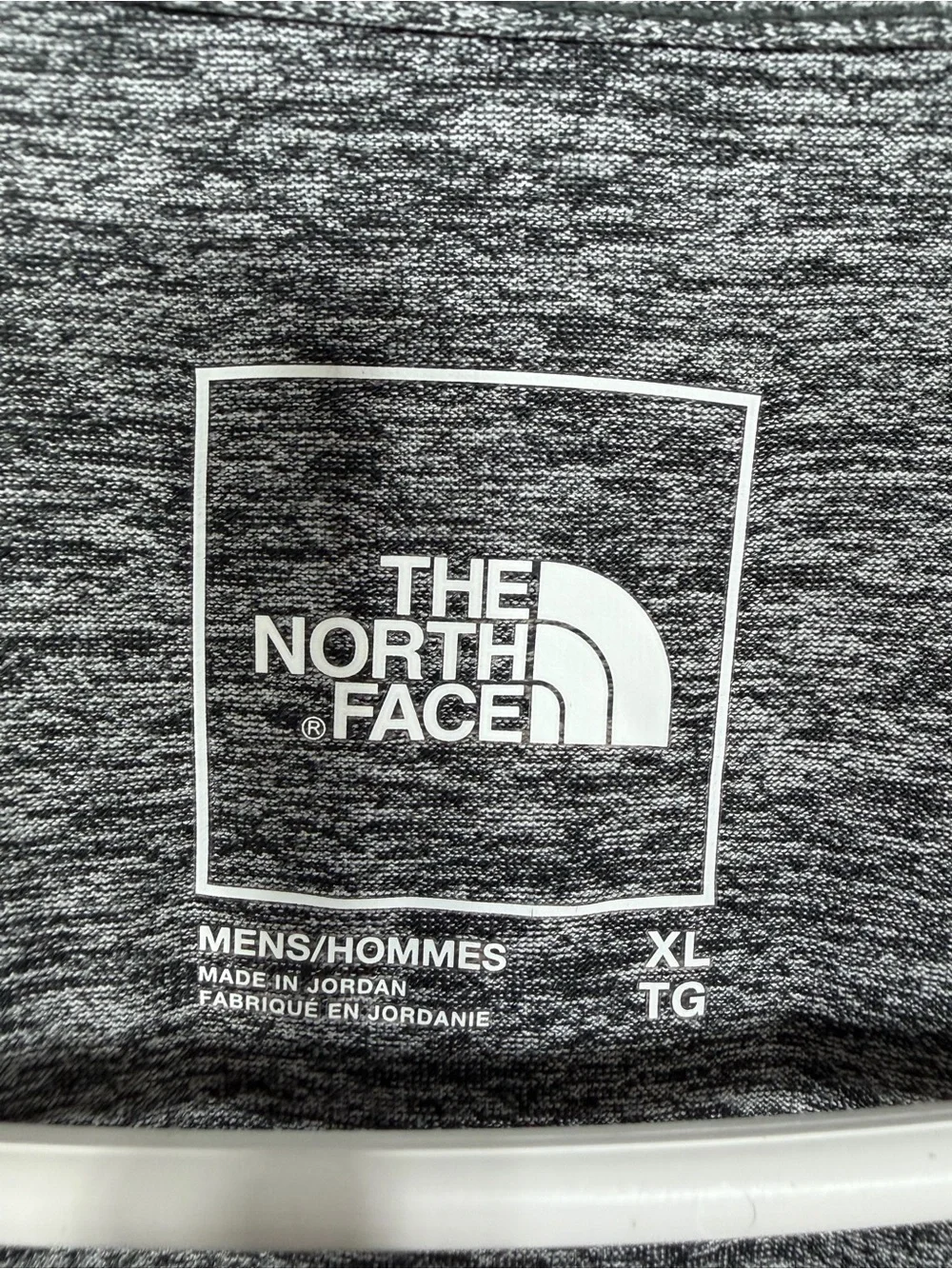The North Face Reaxion Amp Grey Heathered Short Sleeve Training Shirt Mens‎ XL